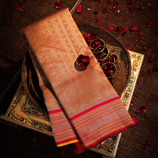 Traditional Paithani Saree with Anmol Jari and Meenakari 1 - Jagmohini