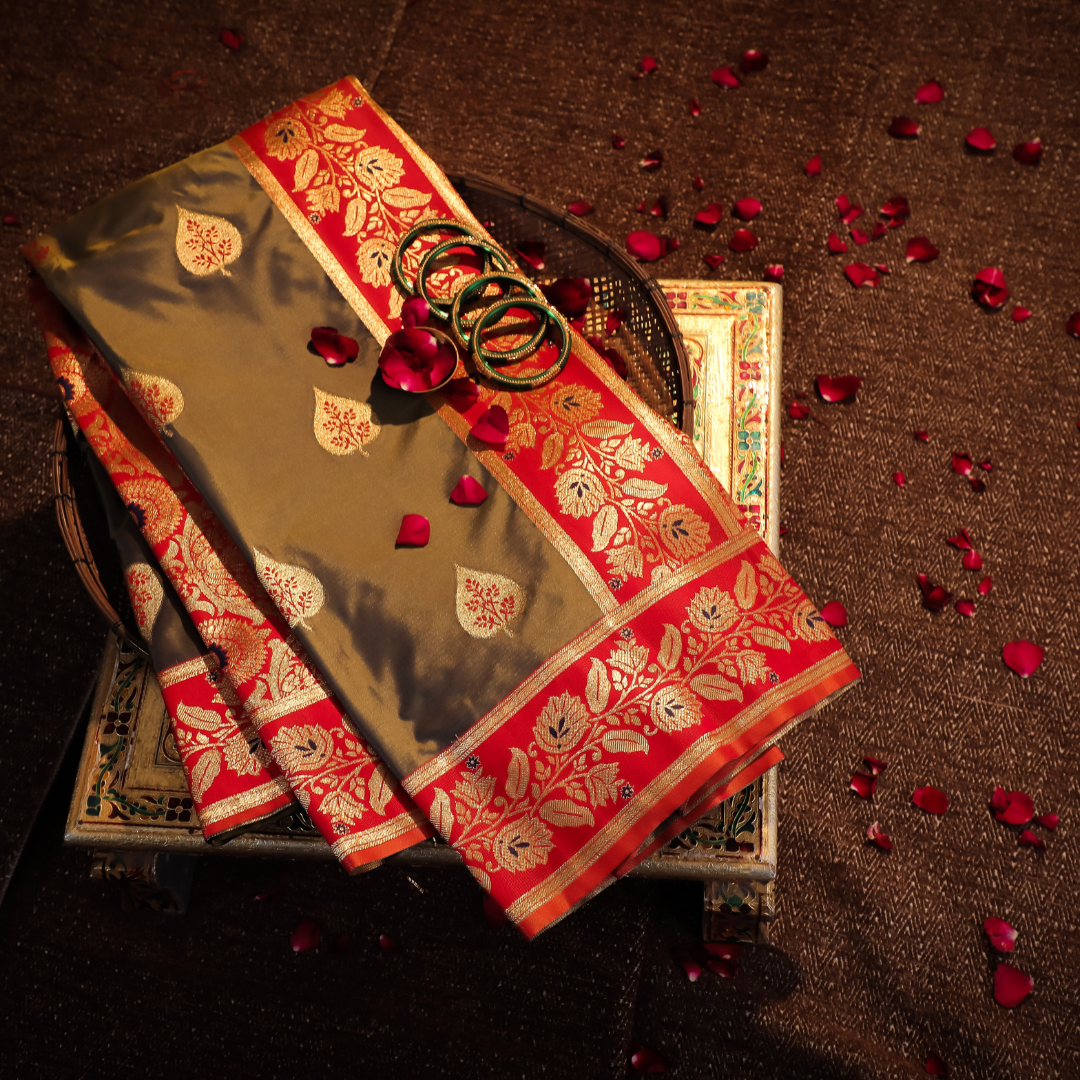 Soft Silk Katan Saree with Anmol Jari 1 - Jagmohini