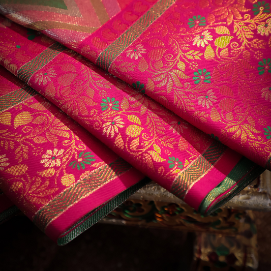 Dharmavaram silk saree perfect for weddings and ceremonies