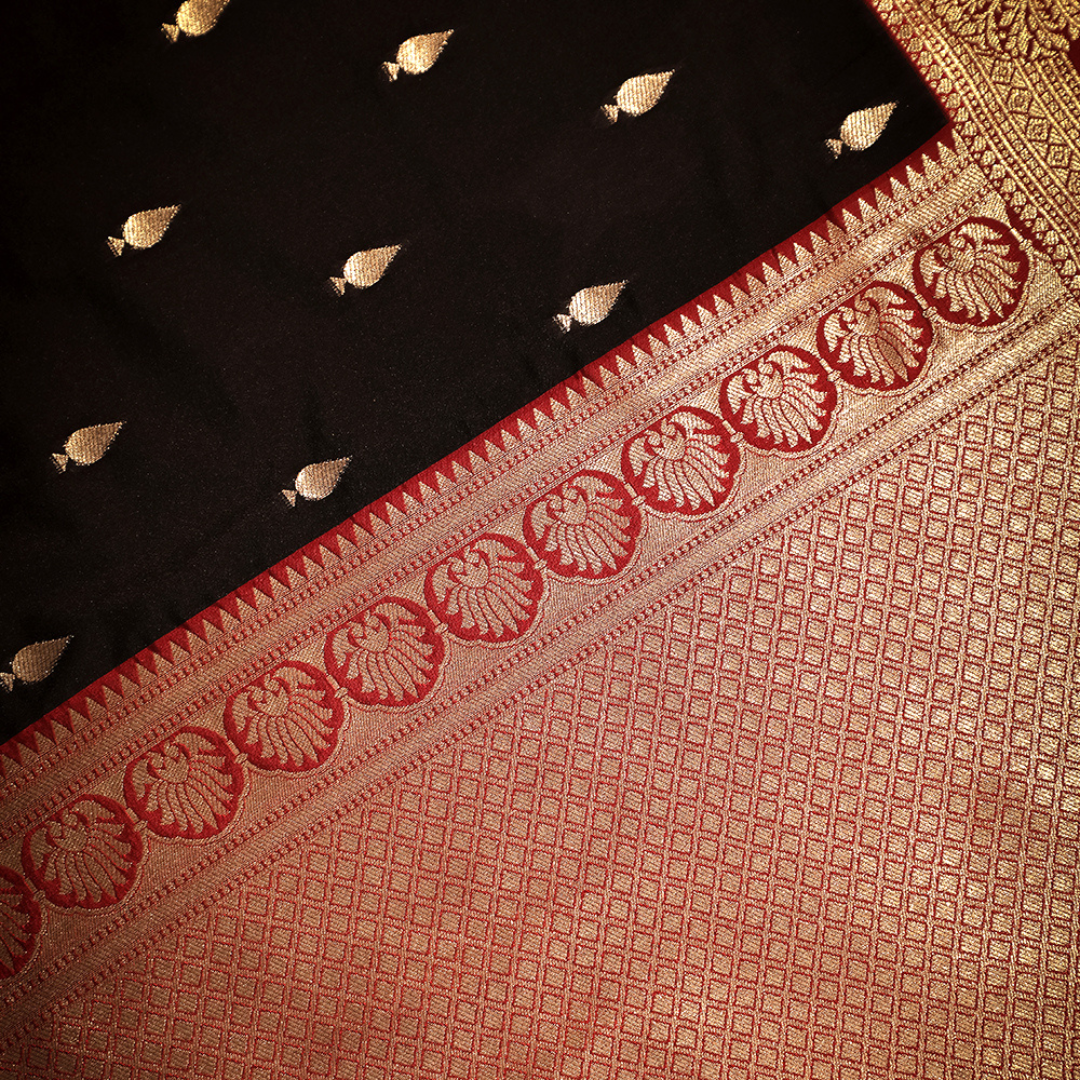 Soft Silk Katan Saree with Anmol Jari 2 - Jagmohini