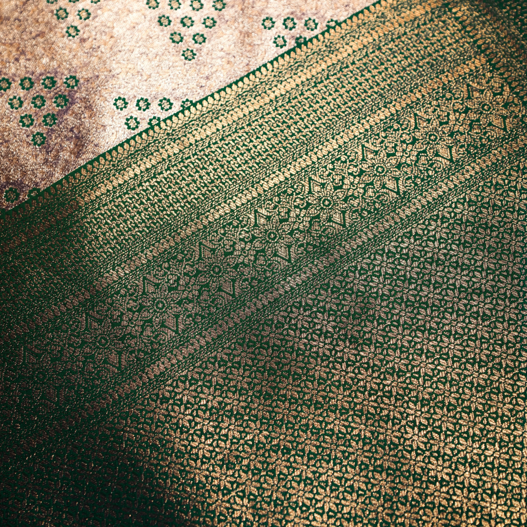 Classic Kanjiwaram Silk Saree with Nylon Jari - Jagmohini