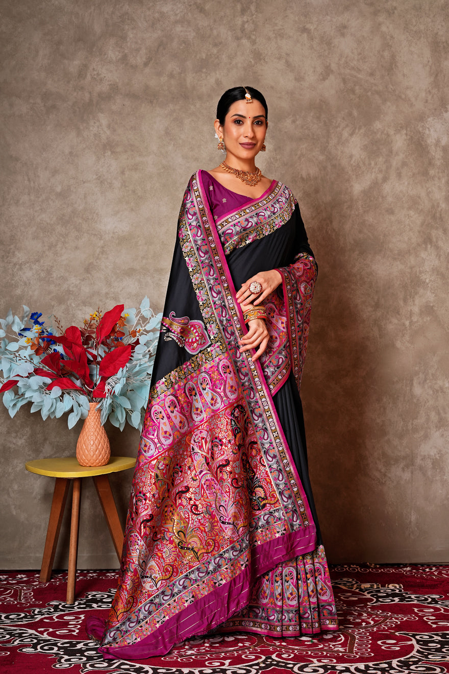 Regal Charm of Pattola Kantan Silk Sarees - Jagmohini