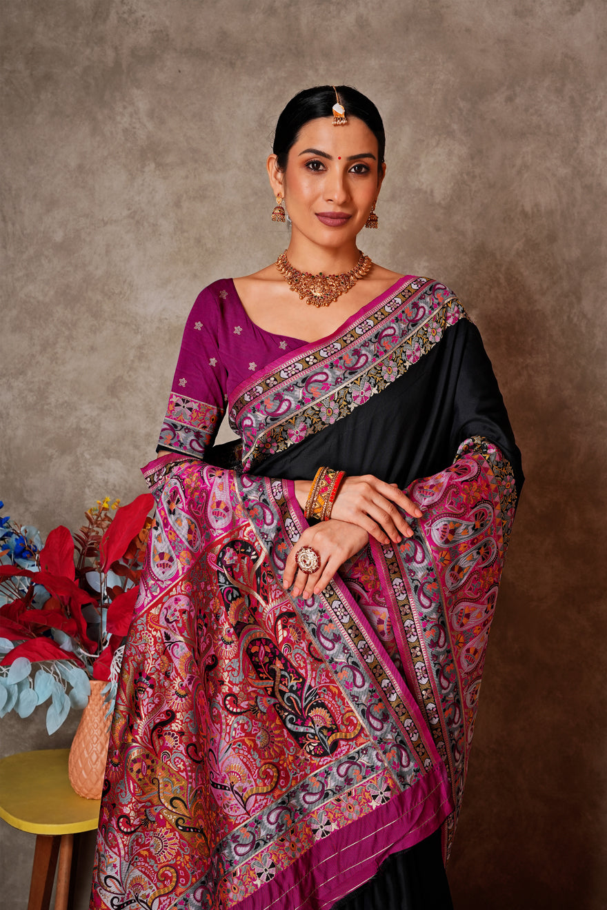 Regal Charm of Pattola Kantan Silk Sarees - Jagmohini