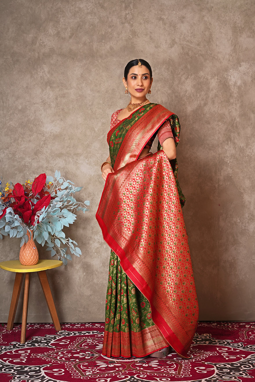 Designer Kantan Silk Saree – Ethnic Charm with a Modern Touch