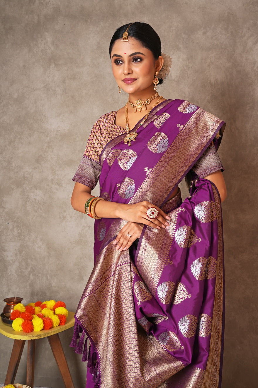 Elegant Kantan Silk Saree – Grace in Every Drape