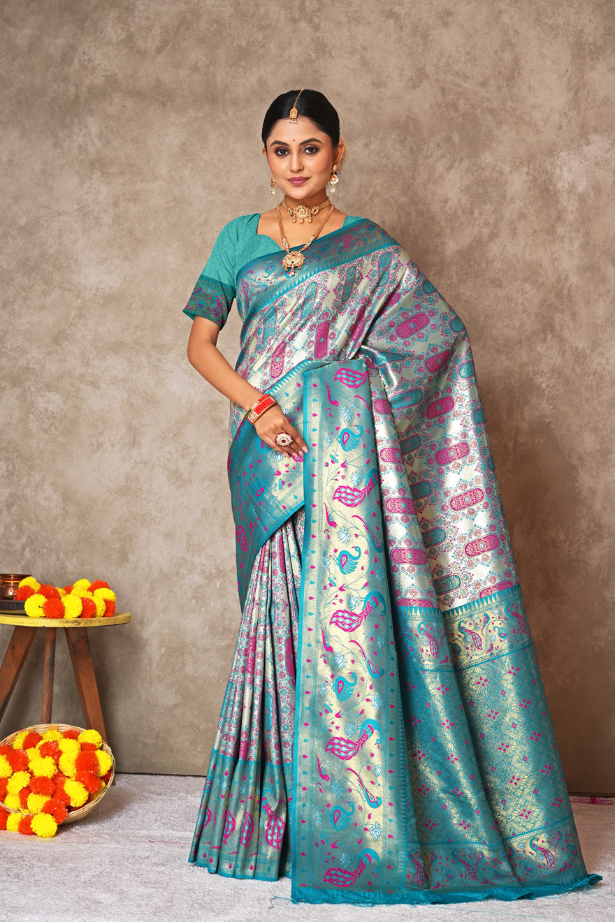 Celebrate Tradition: Wedding Silk Sarees for Brides (Copy) - Jagmohini