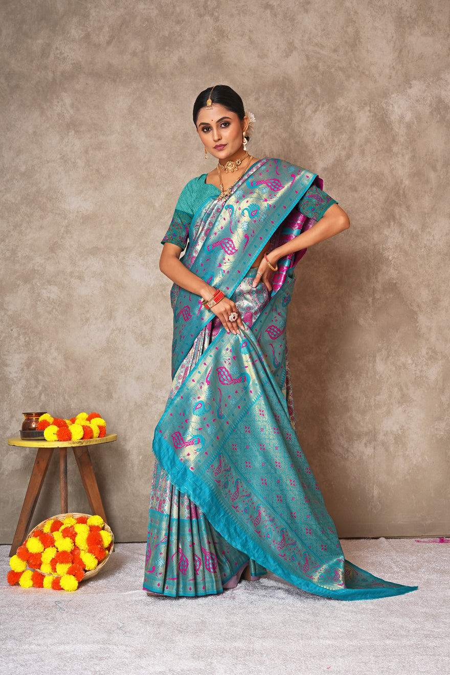 Celebrate Tradition: Wedding Silk Sarees for Brides (Copy) - Jagmohini