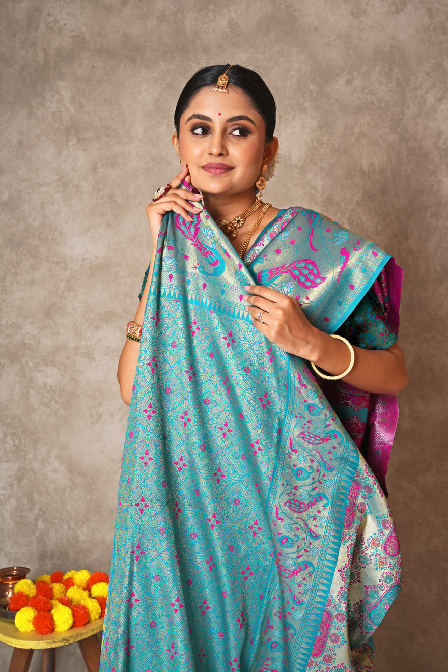 Celebrate Tradition: Wedding Silk Sarees for Brides (Copy) - Jagmohini