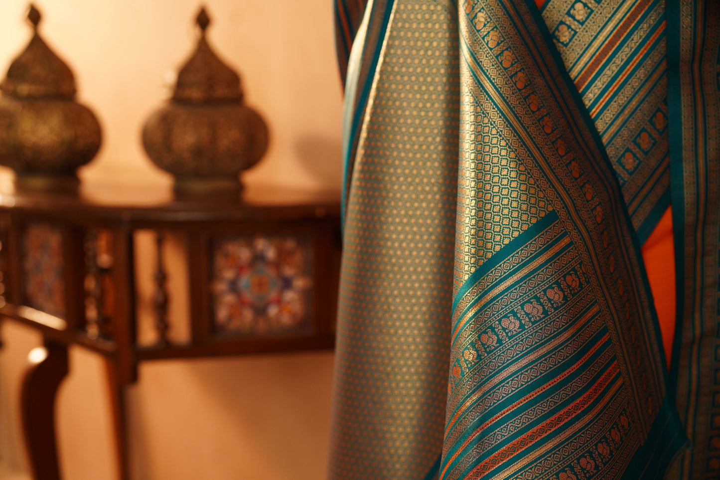 Premium semi paithani katan silk saree online shopping