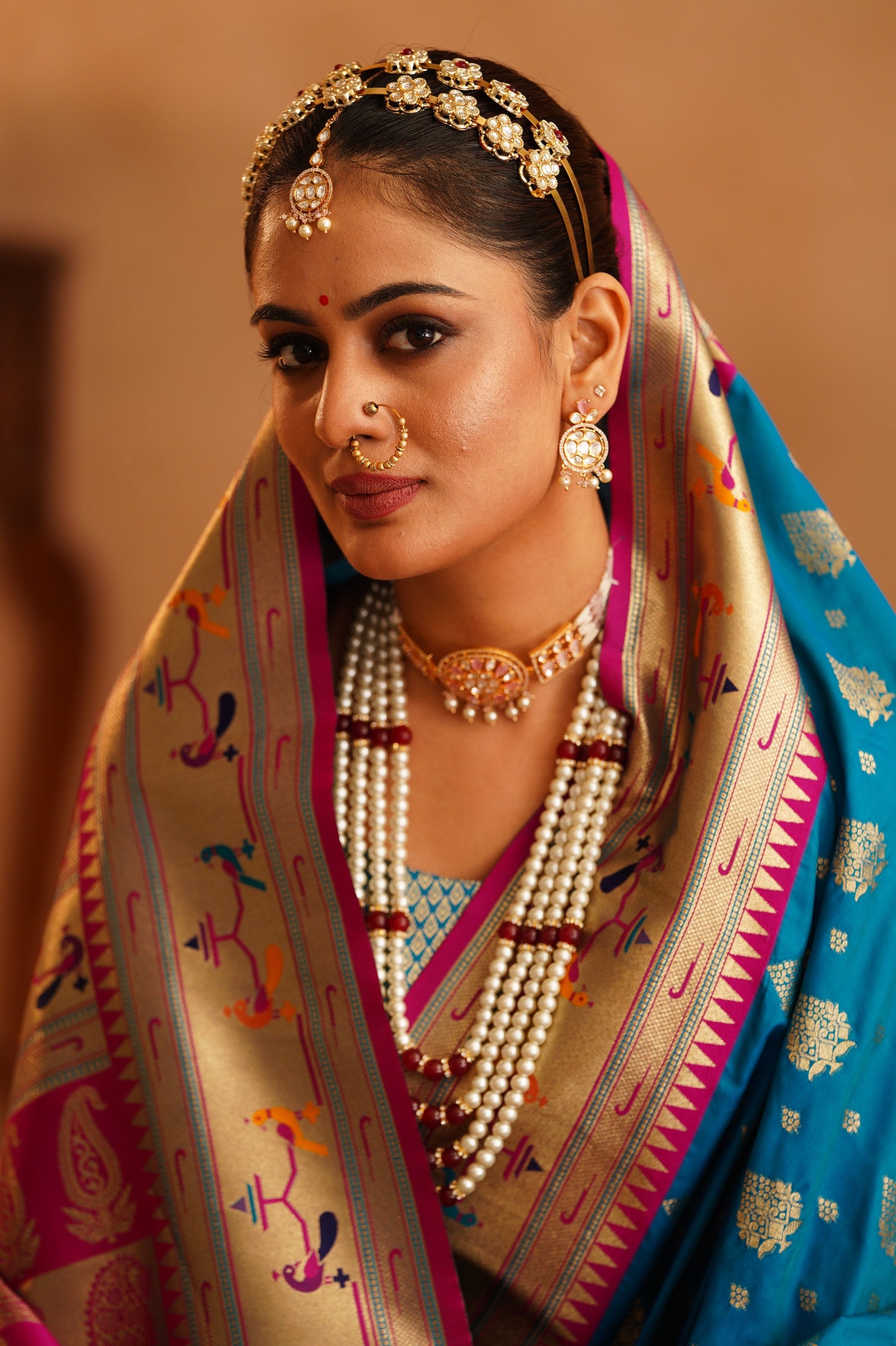 Pure silk Paithni saree perfect for weddings and celebrations