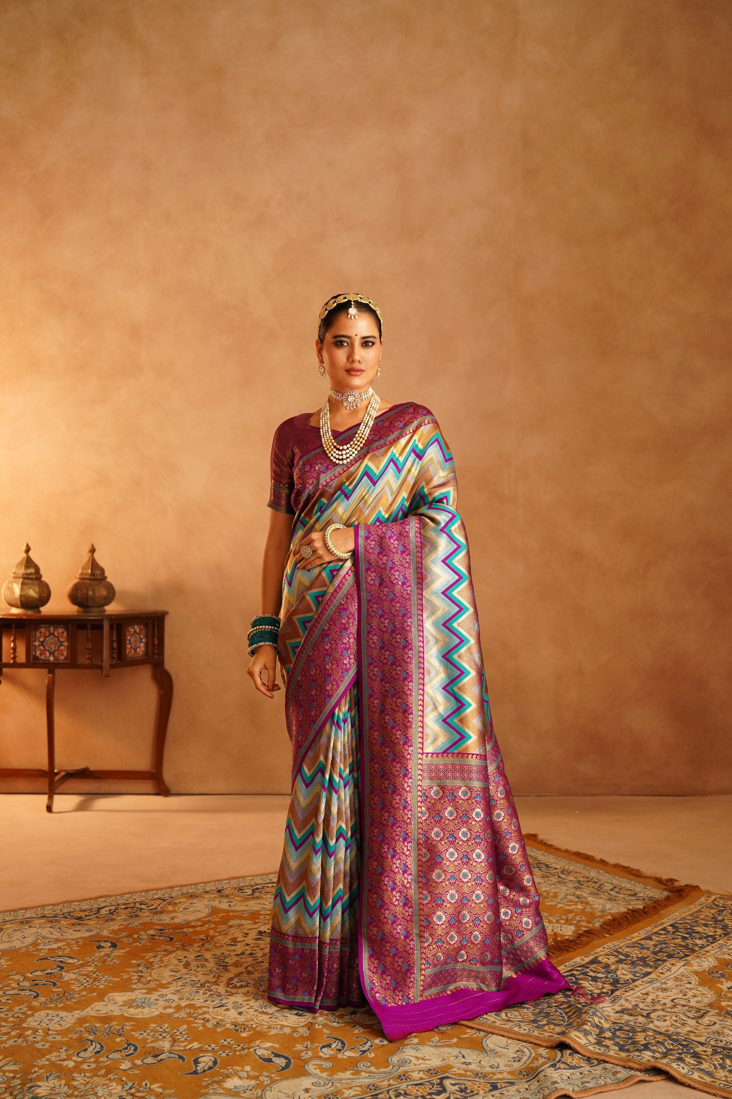 Dharmavaram silk saree perfect for weddings and special occasions