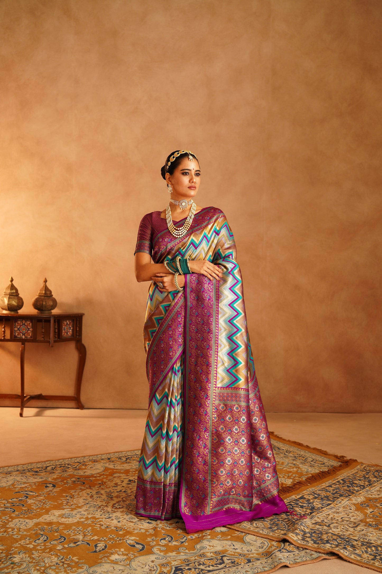 Dharmavaram silk saree perfect for weddings and special occasions
