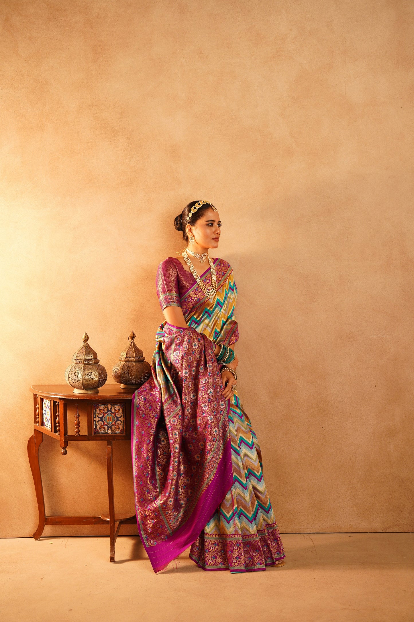 Dharmavaram silk saree perfect for weddings and special occasions