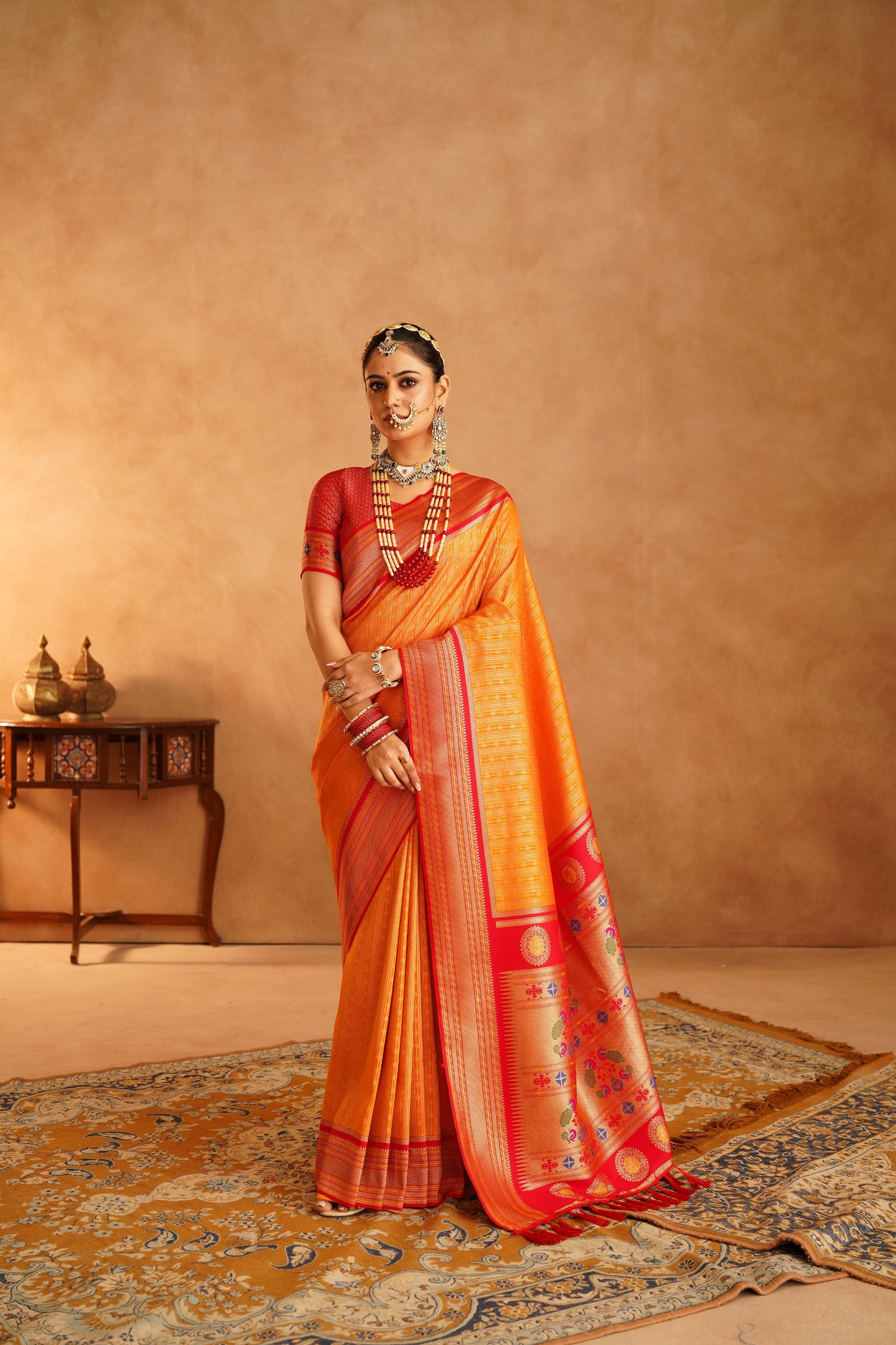 Paithni Katan silk saree perfect for weddings and festivals