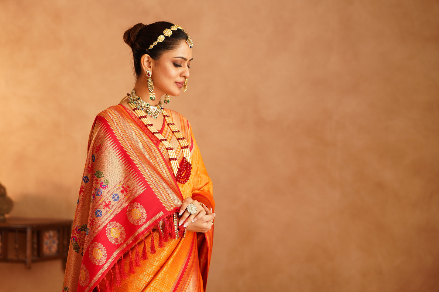Paithni Katan silk saree perfect for weddings and festivals