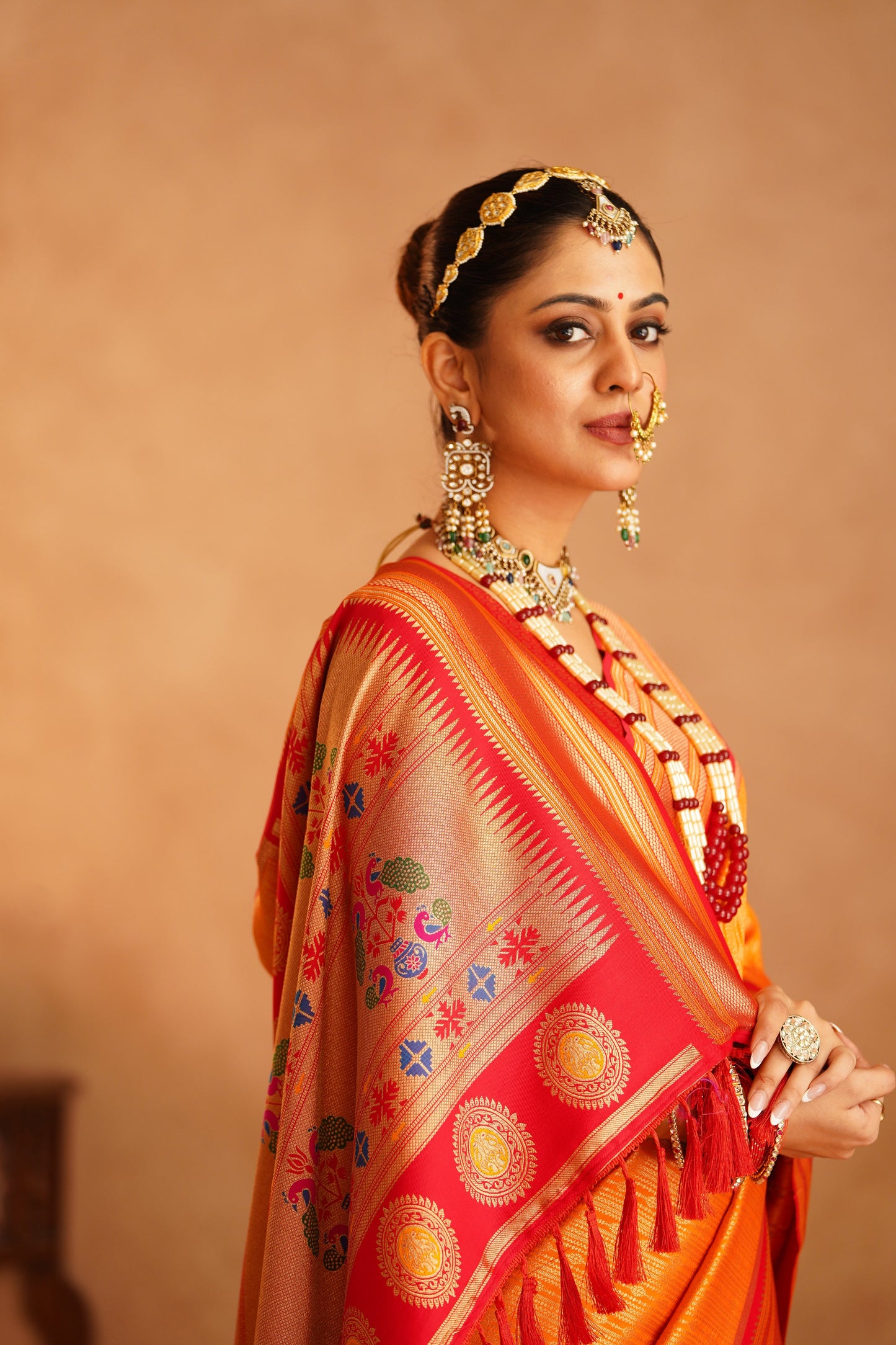 Paithni Katan silk saree perfect for weddings and festivals