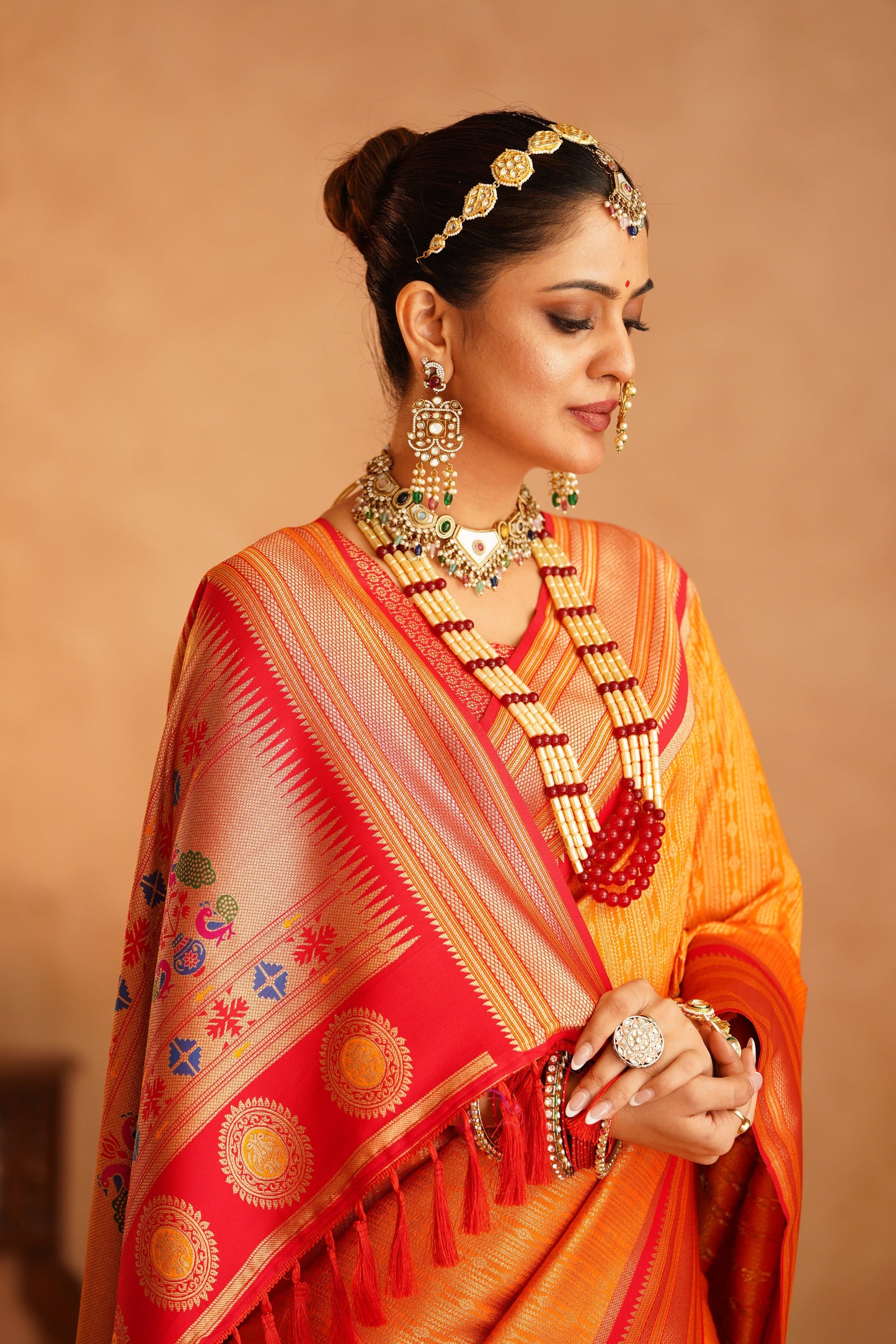 Paithni Katan silk saree perfect for weddings and festivals