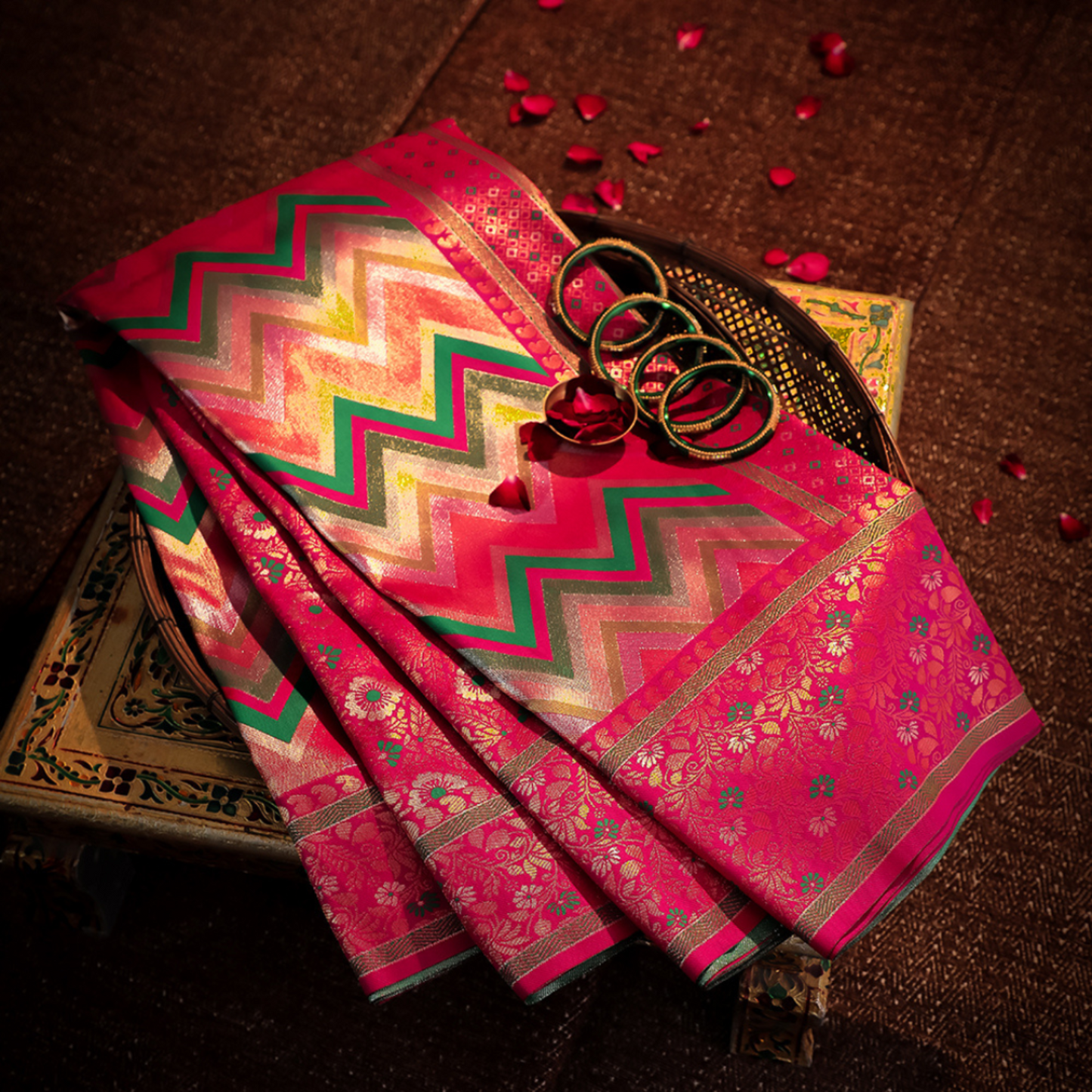 Dharmavaram silk saree perfect for weddings and ceremonies