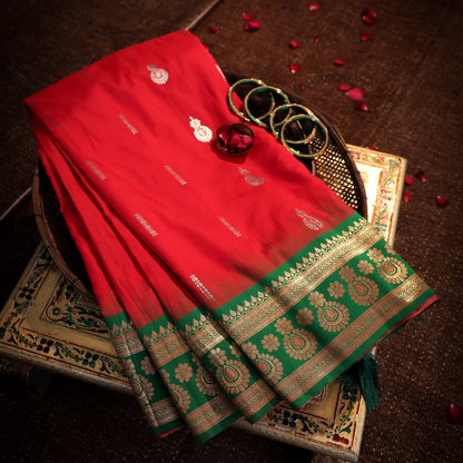 Soft Silk Katan Saree with Anmol Jari 3 - Jagmohini