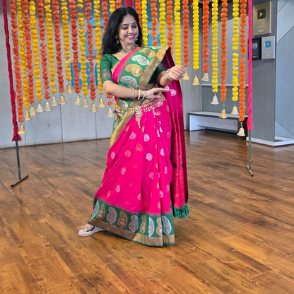 Exquisite Soft Silk Saree with Copper Jari and Silver Jari Meenakari - Jagmohini