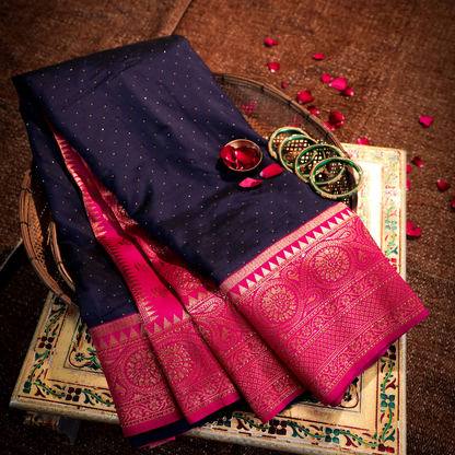 Soft Silk Katan Saree with Anmol Jari 4 - Jagmohini