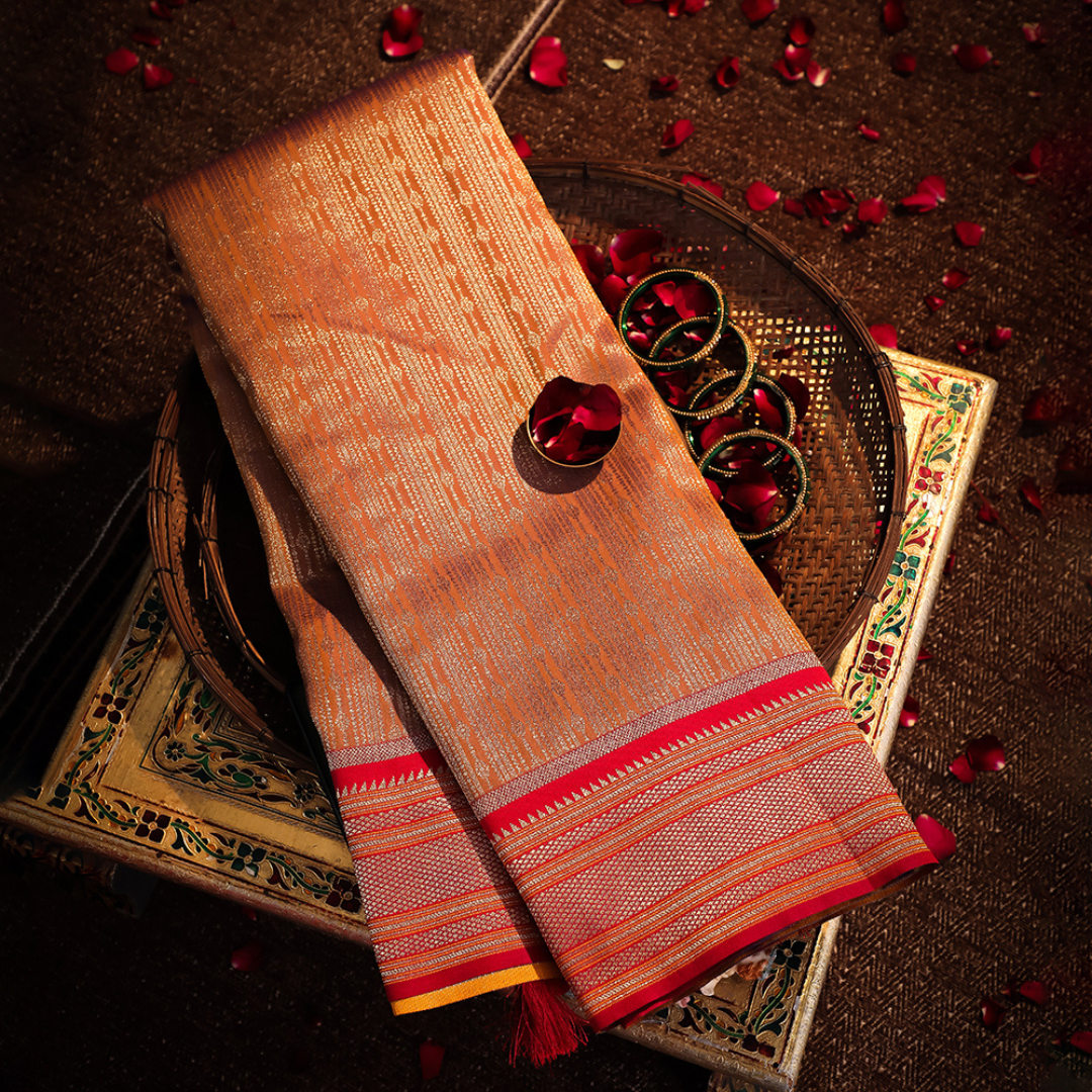 Traditional Paithani Saree with Anmol Jari and Meenakari 1 - Jagmohini