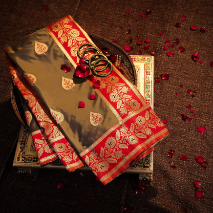 Soft Silk Katan Saree with Anmol Jari 1 - Jagmohini