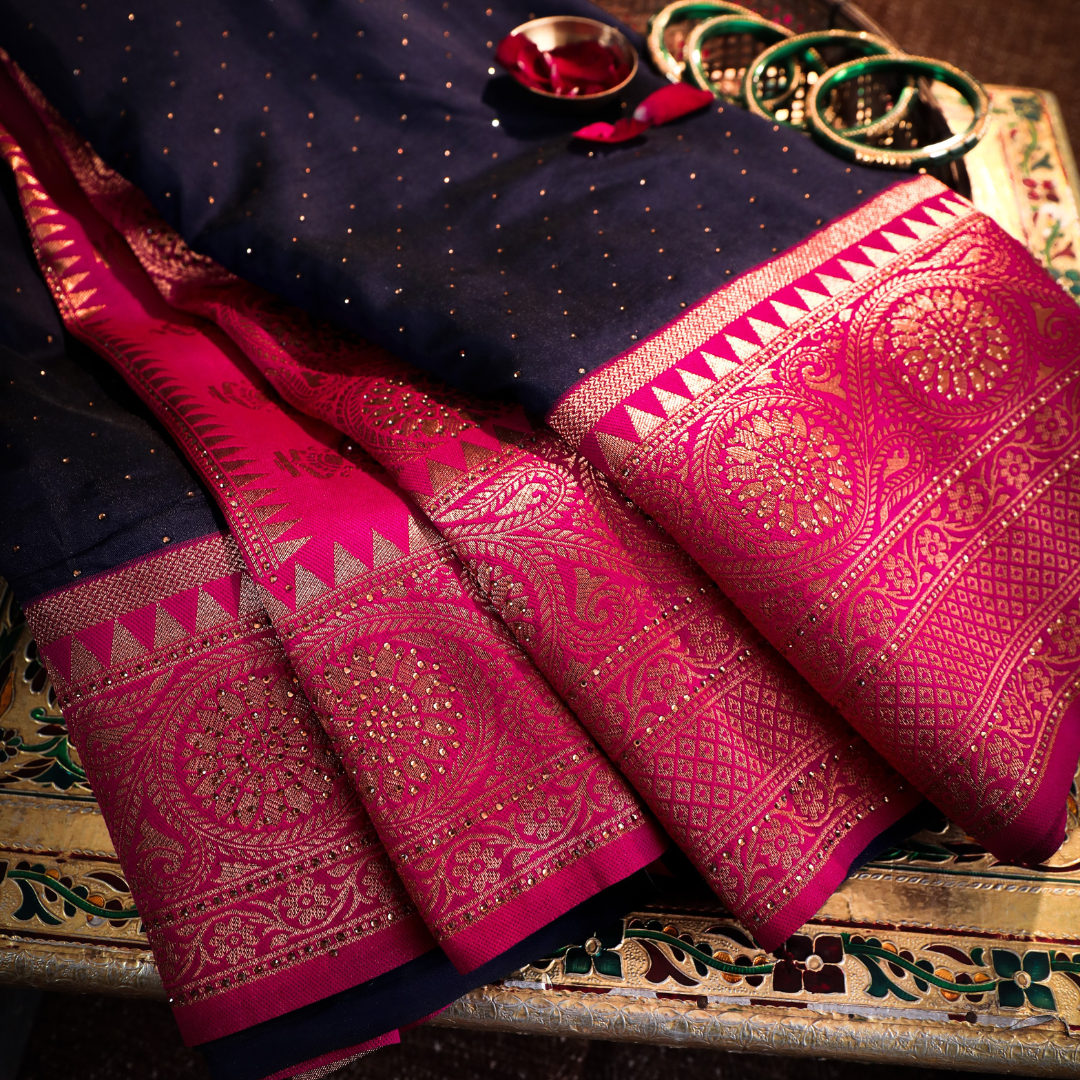 Soft Silk Katan Saree with Anmol Jari 4 - Jagmohini