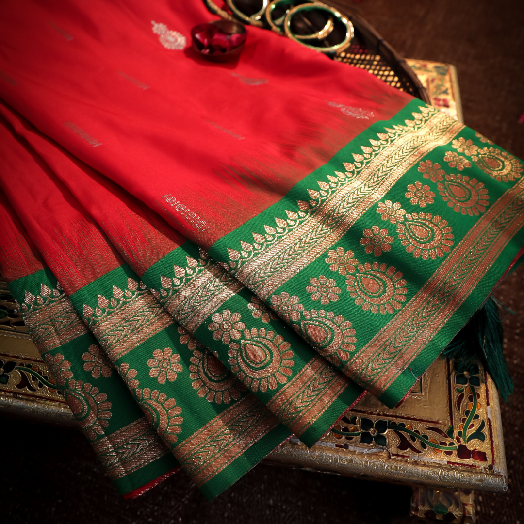 Soft Silk Katan Saree with Anmol Jari 3 - Jagmohini