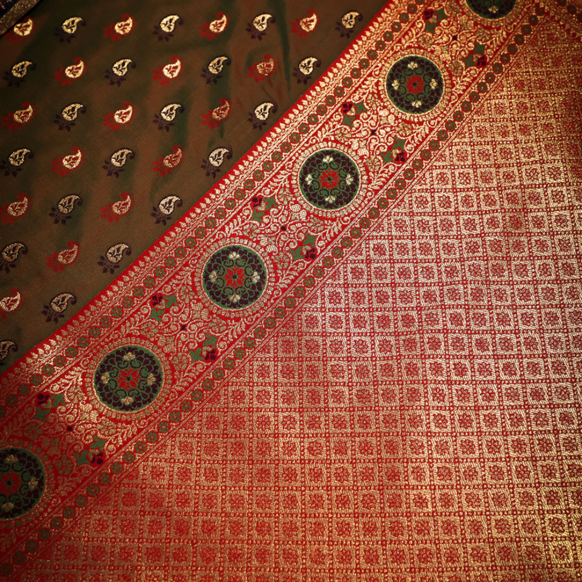Katan Silk Saree showcasing royal Indian heritage