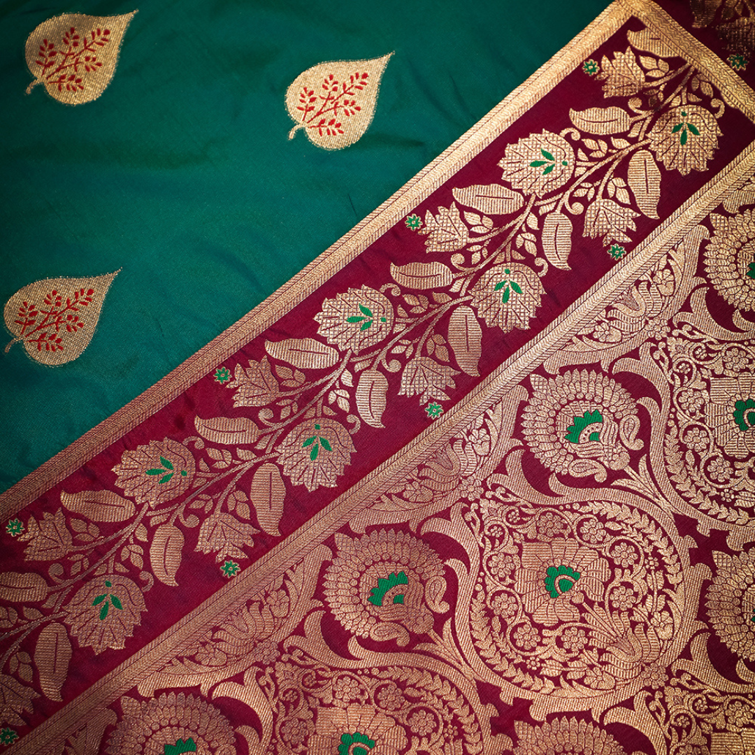 Soft Silk Katan Saree with Anmol Jari - Jagmohini
