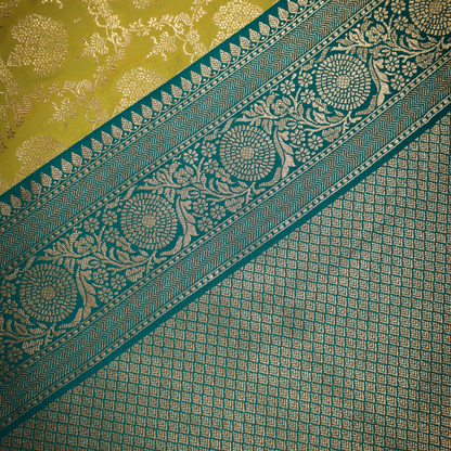 Classic Kanjiwaram Silk Saree with Nylon Jari 2 - Jagmohini