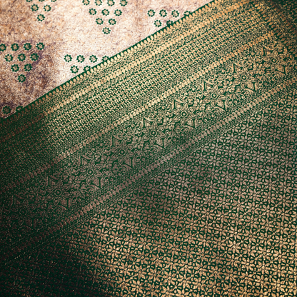 Classic Kanjiwaram Silk Saree with Nylon Jari - Jagmohini