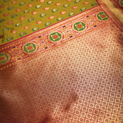 Katan Silk Saree perfect for weddings and festivals
