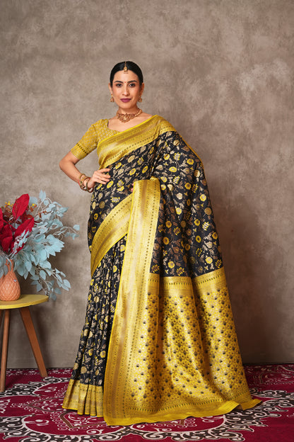 Designer Kantan Silk Saree – Ethnic Charm with a Modern Touch
