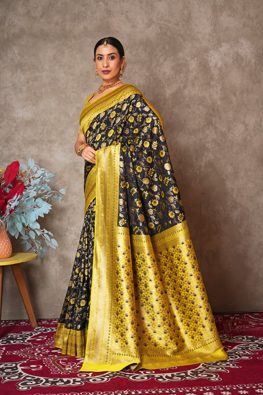 Designer Kantan Silk Saree – Ethnic Charm with a Modern Touch