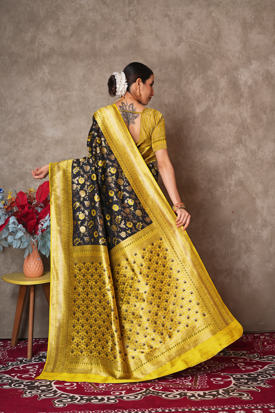 Designer Kantan Silk Saree – Ethnic Charm with a Modern Touch