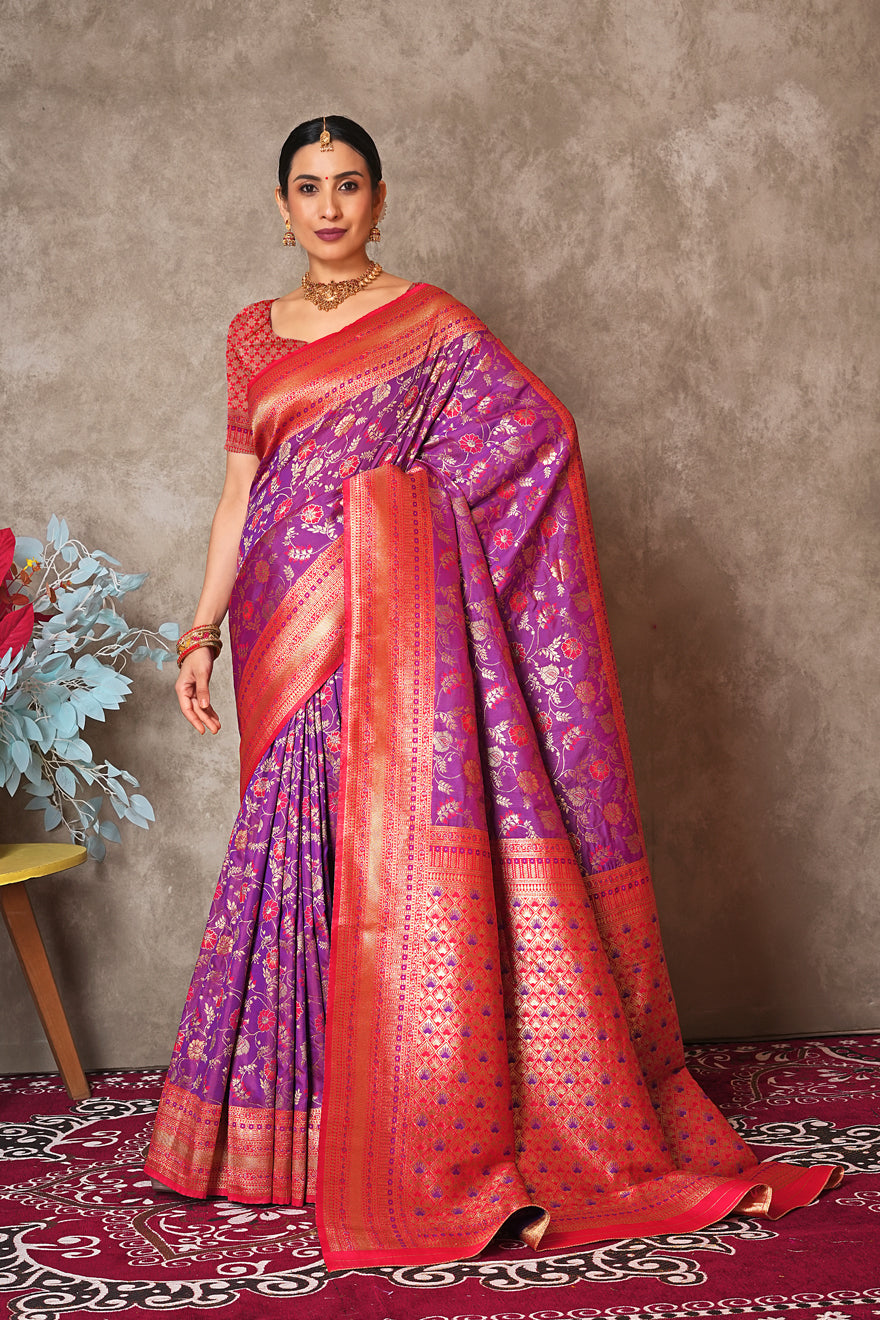 Designer Kantan Silk Saree – Ethnic Charm with a Modern Touch