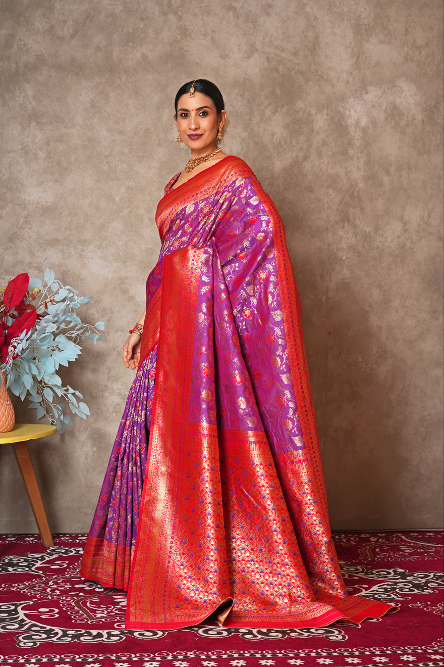 Designer Kantan Silk Saree – Ethnic Charm with a Modern Touch