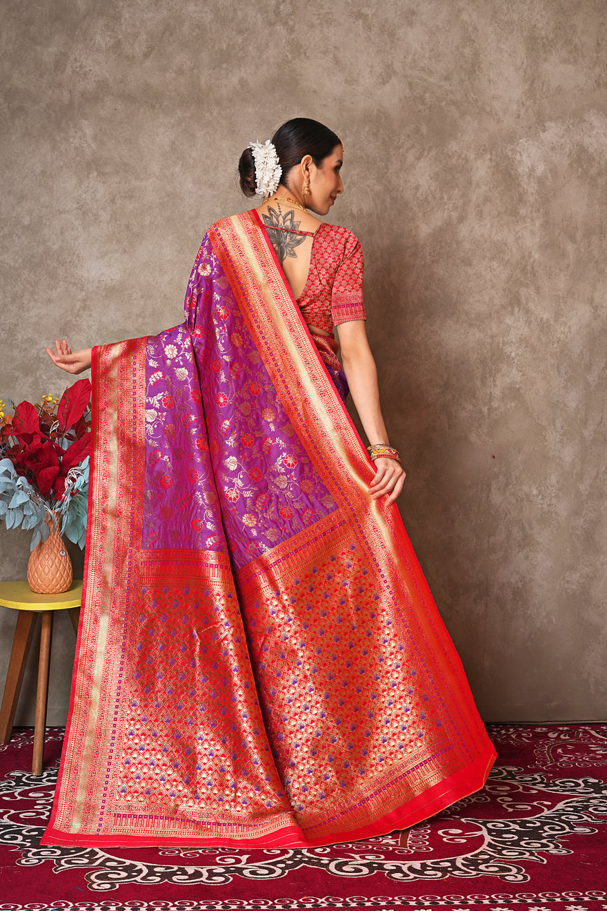 Designer Kantan Silk Saree – Ethnic Charm with a Modern Touch
