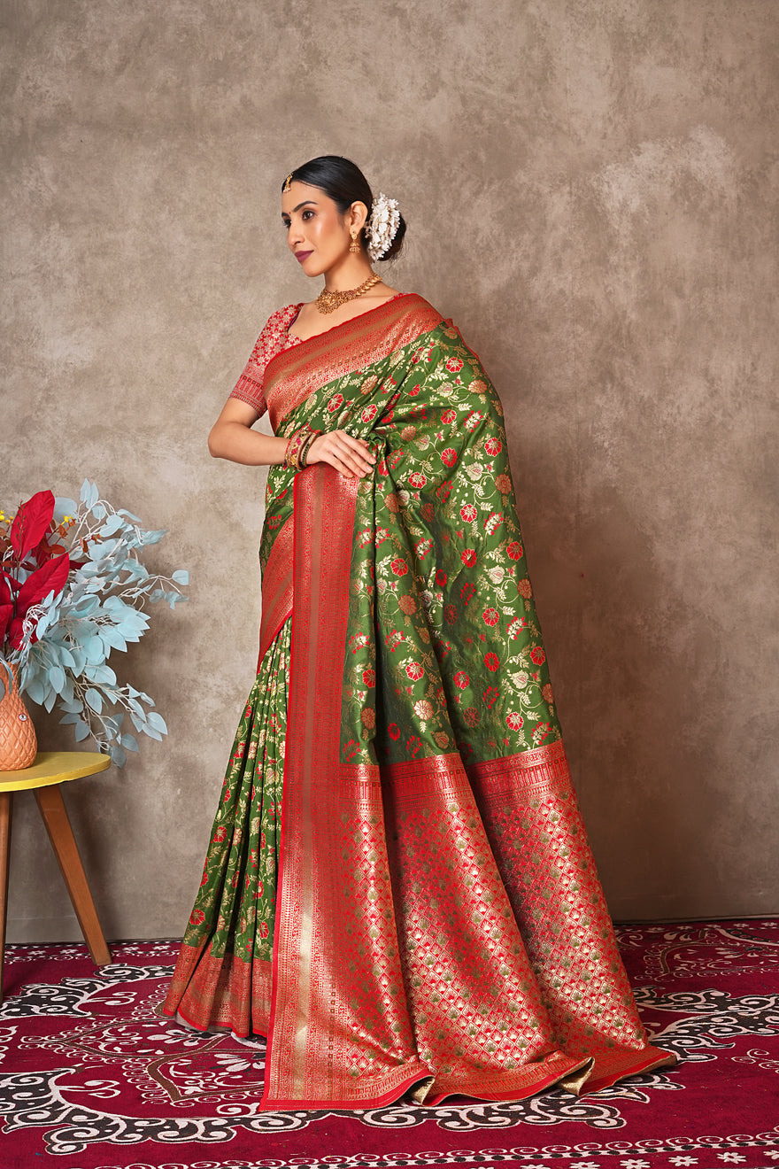Designer Kantan Silk Saree – Ethnic Charm with a Modern Touch