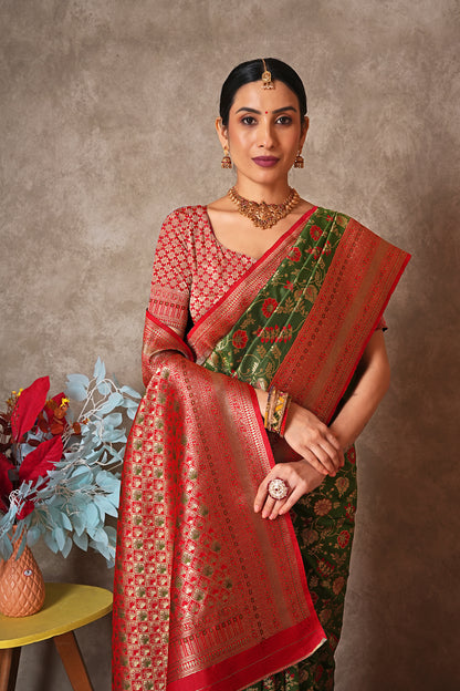 Designer Kantan Silk Saree – Ethnic Charm with a Modern Touch