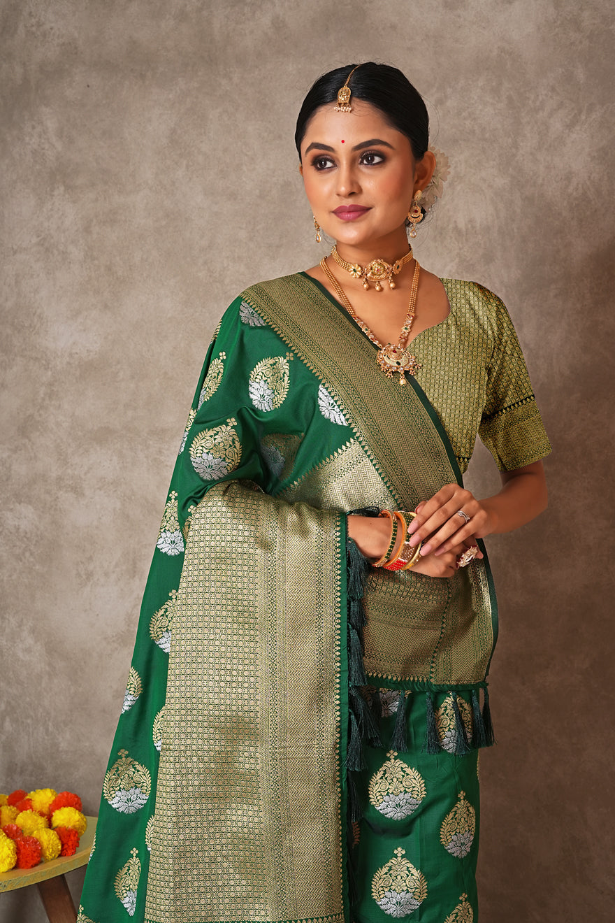 Elegant Kantan Silk Saree – Grace in Every Drape