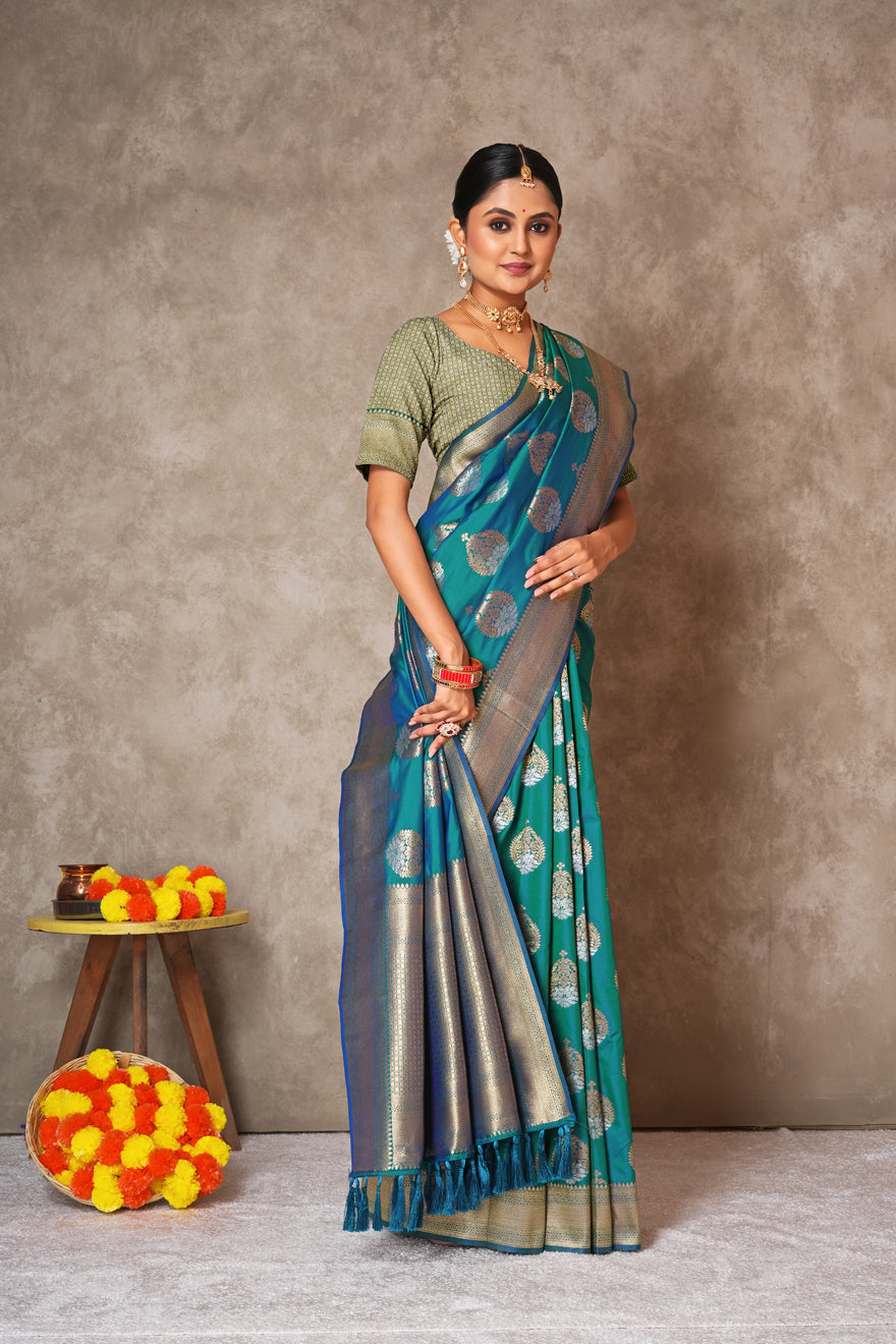 Elegant Kantan Silk Saree – Grace in Every Drape