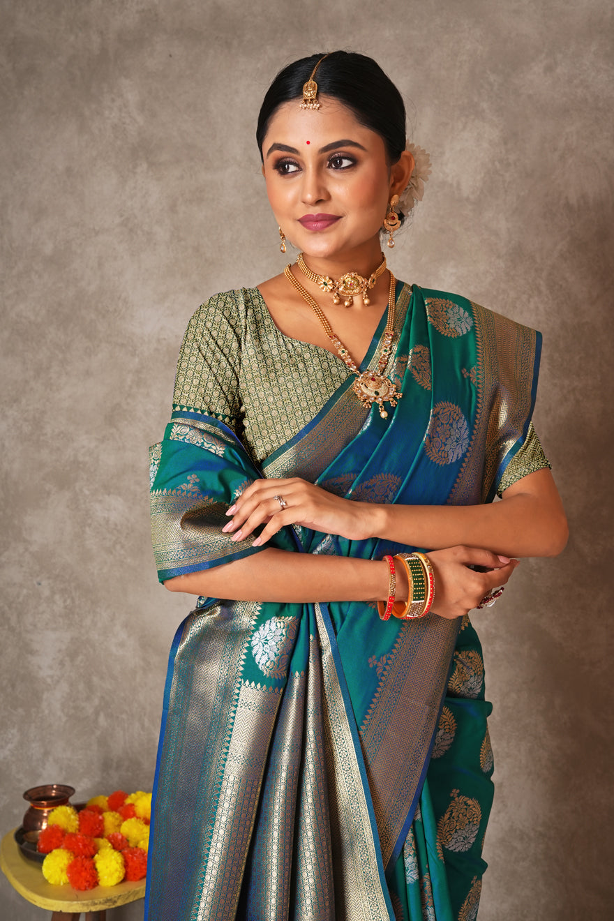 Elegant Kantan Silk Saree – Grace in Every Drape