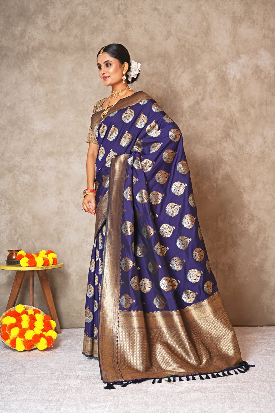 Elegant Kantan Silk Saree – Grace in Every Drape