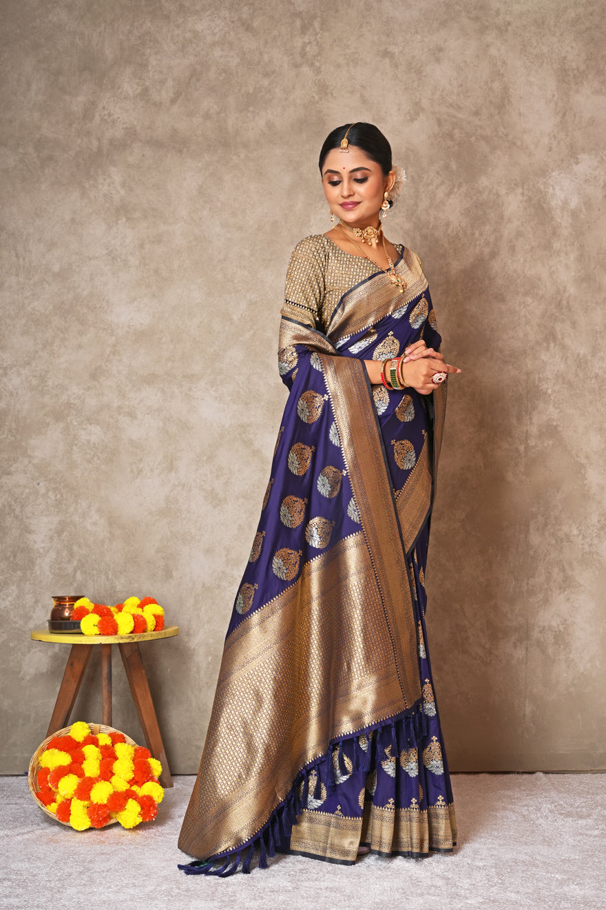 Elegant Kantan Silk Saree – Grace in Every Drape