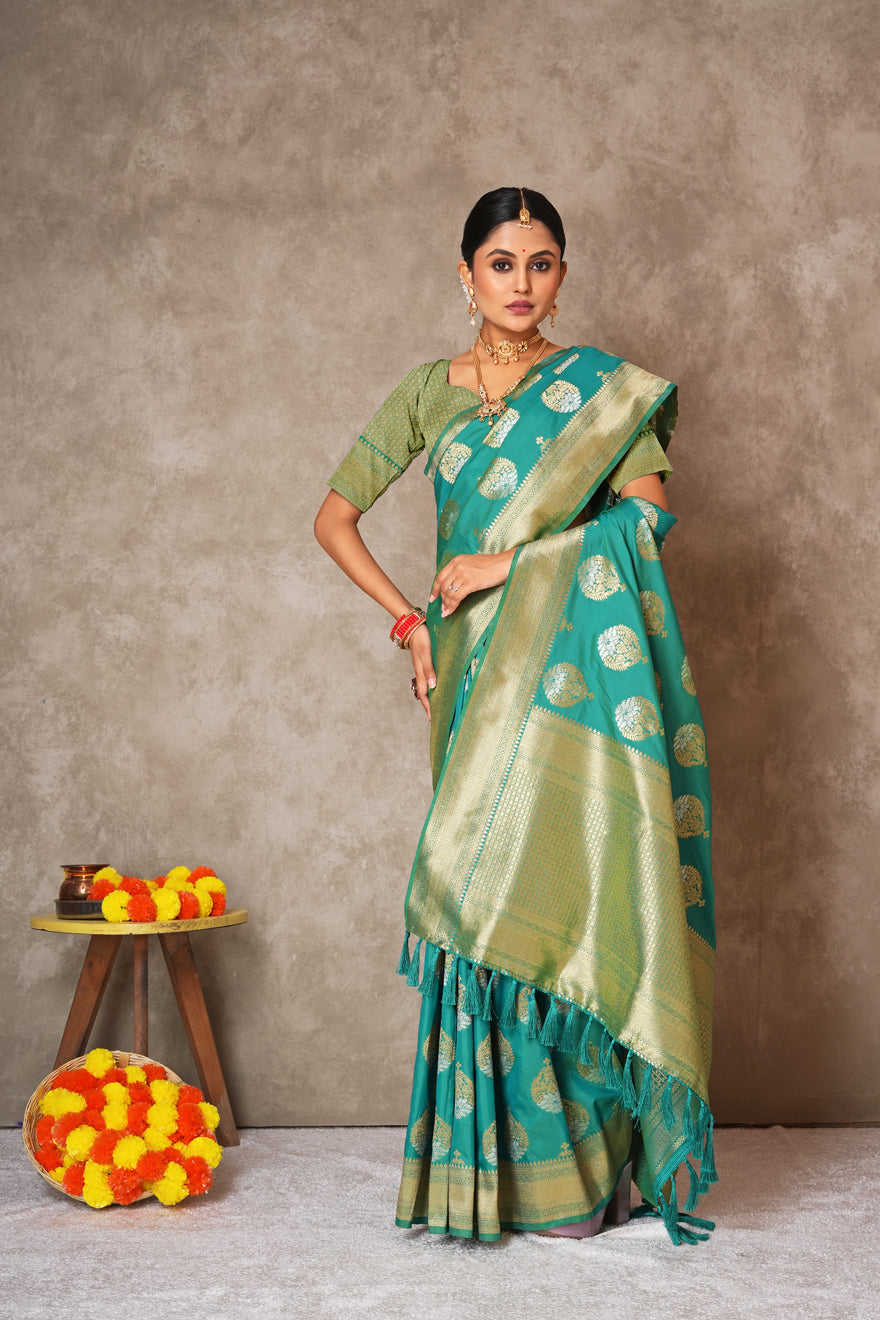 Elegant Kantan Silk Saree – Grace in Every Drape