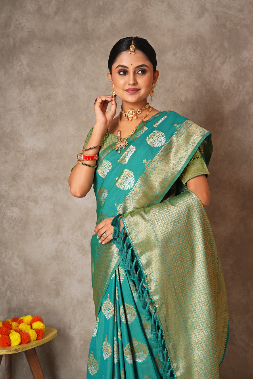 Elegant Kantan Silk Saree – Grace in Every Drape