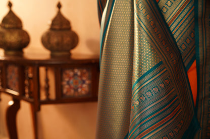 Premium semi paithani katan silk saree online shopping


